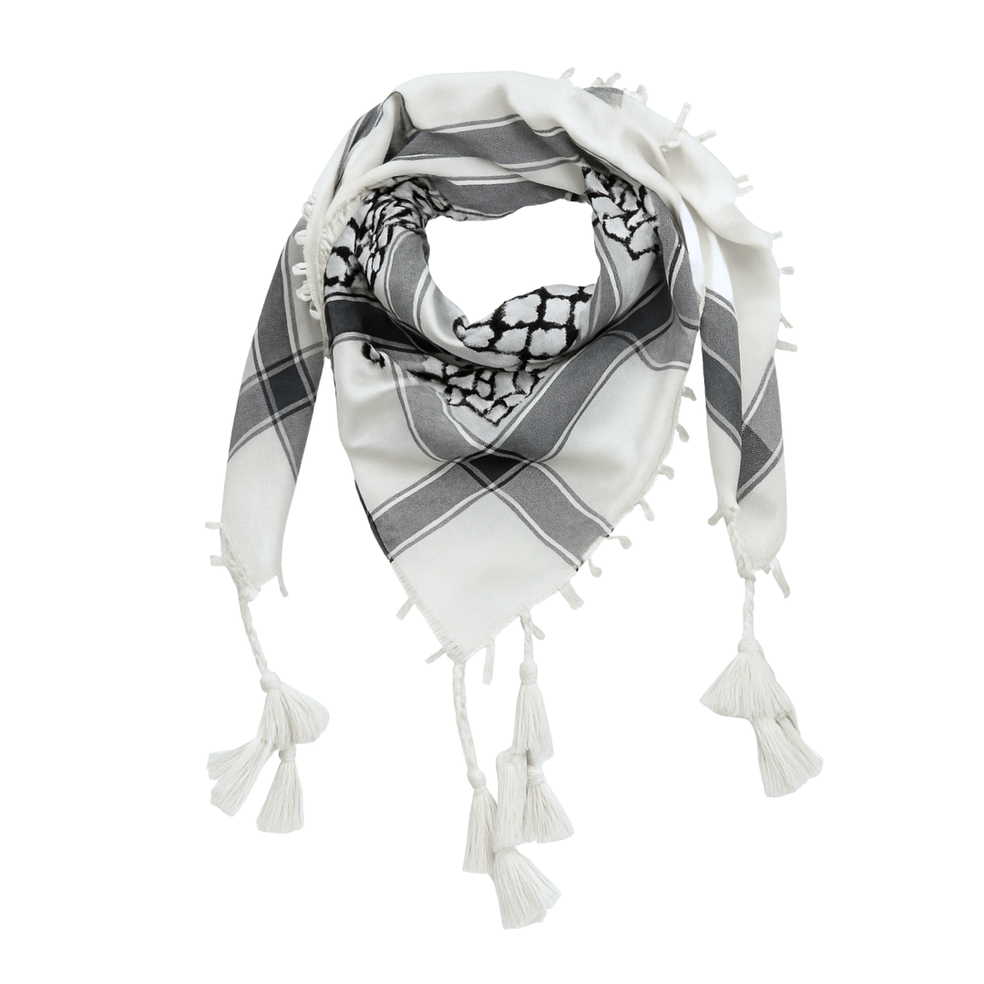 Kufiyah SHMAGH - Negro y blanco