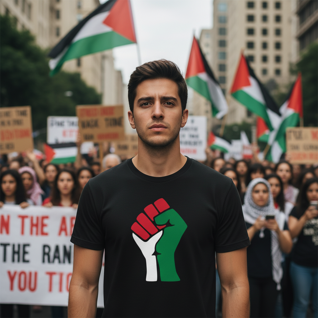 Camiseta “Puño alzado” - negro